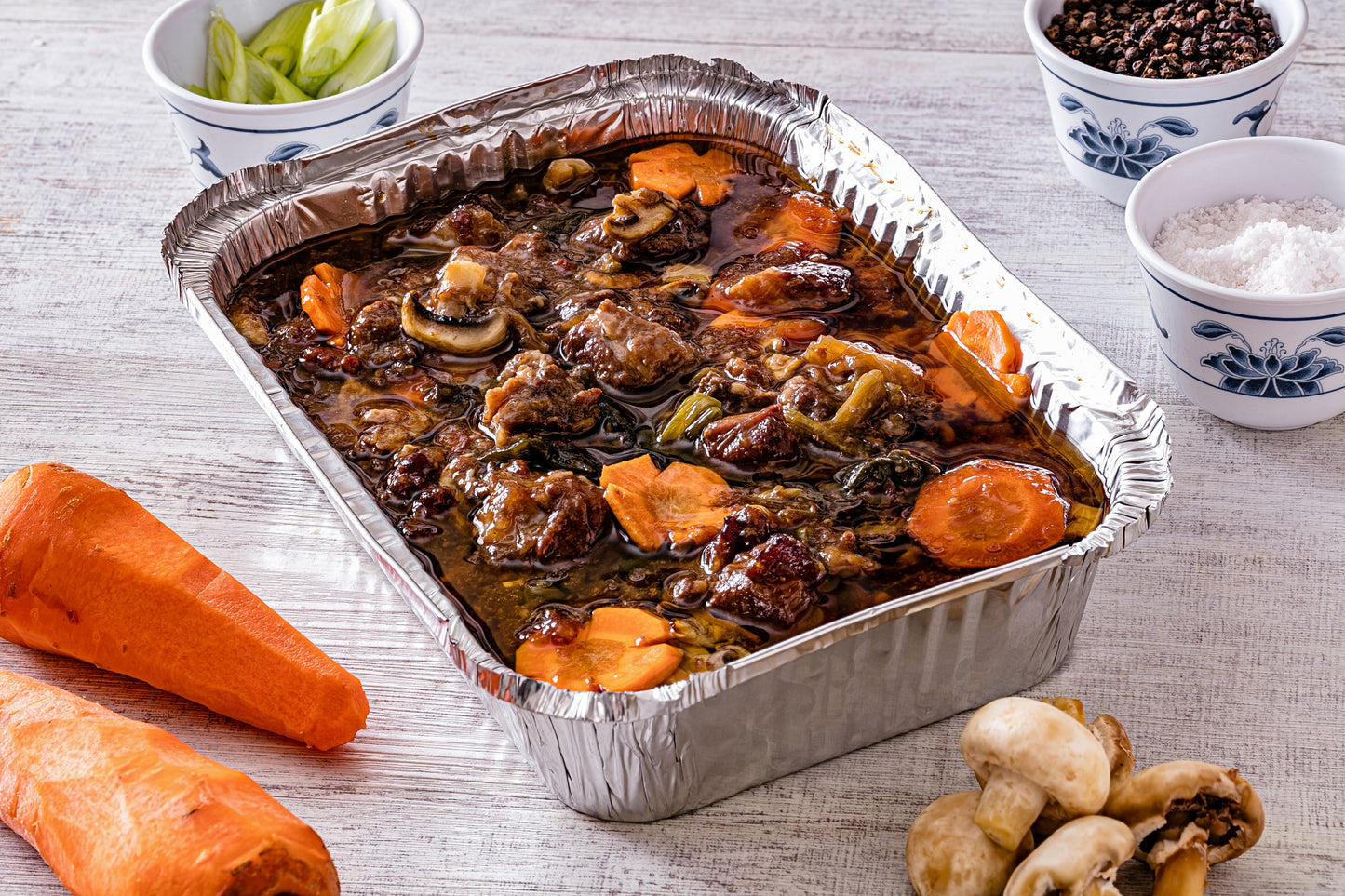 Kalbi Chim (Korean Beef Stew) Family Tray