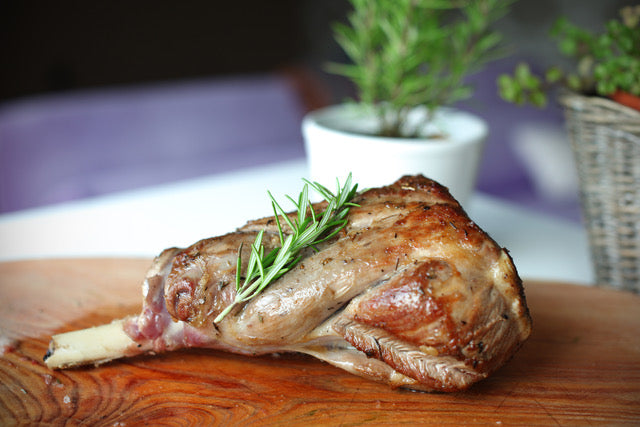 Roast Leg of Lamb Party Platter