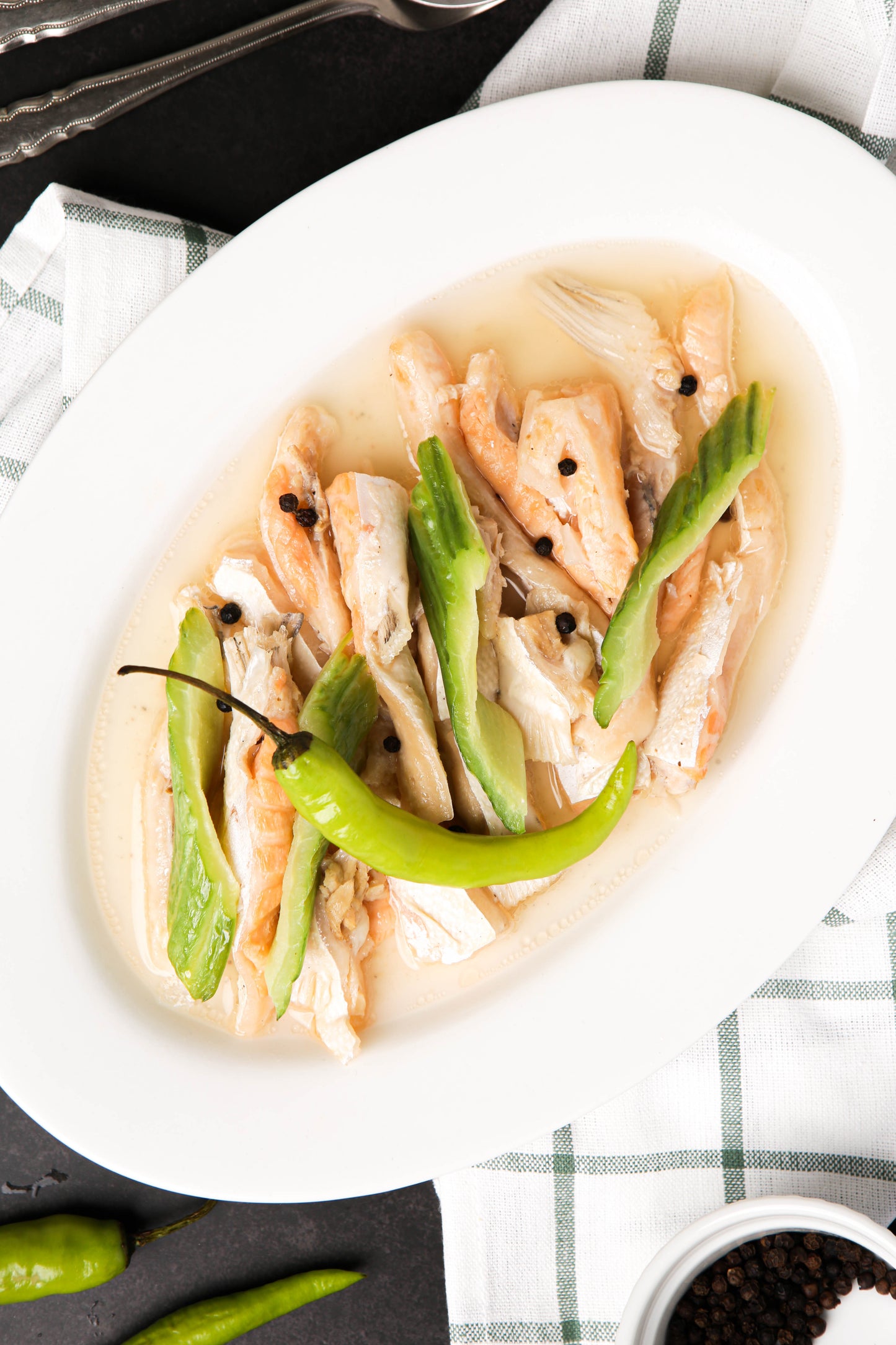 Salmon Belly Paksiw