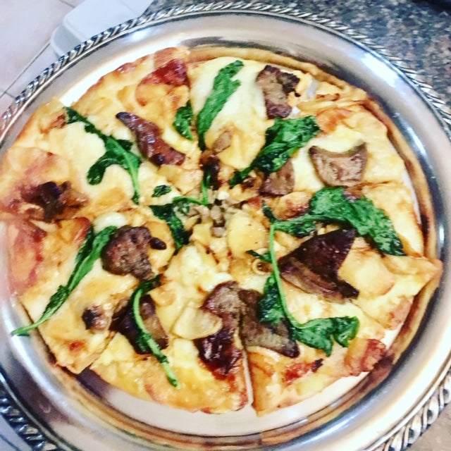 Foie Gras Pizza Party Platter