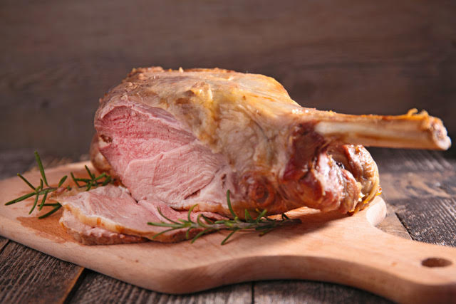 Roast Leg of Lamb Party Platter