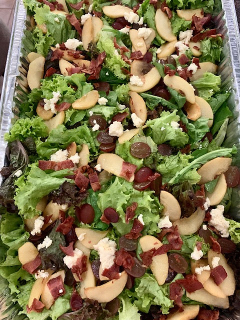 Mixed Salad with Raspberry Dressing Party Platter