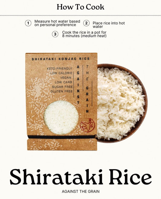 Against the Grain - Low Calorie, Dry Shirataki Konjac Rice