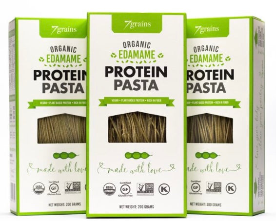 Edamame protein pasta